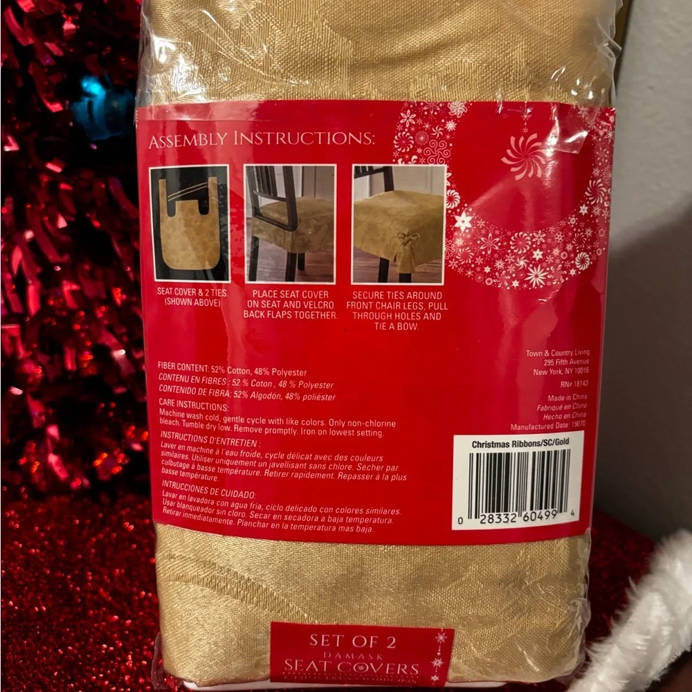 NWT In bag Gold Seat Covers - Set of 2